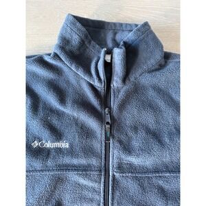 Columbia Fleece Jacket XXL Full Zip Gray Outdoor Warm Everyday Comfort
